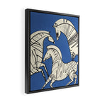 Abstract Zebras 3 Framed Canvas Print Gallery Image 2
