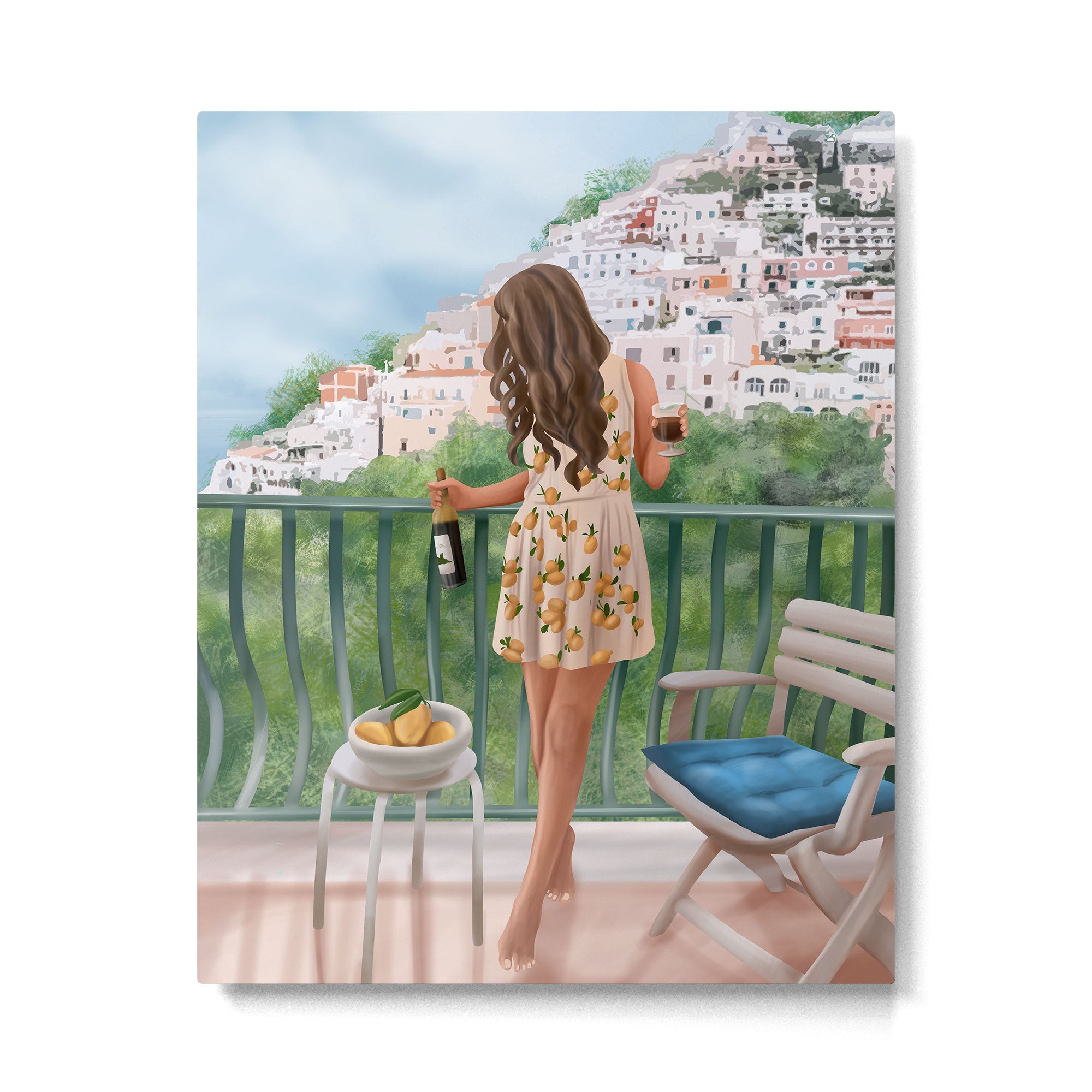 Amalfi Reverie Metal Print Gallery Image 4