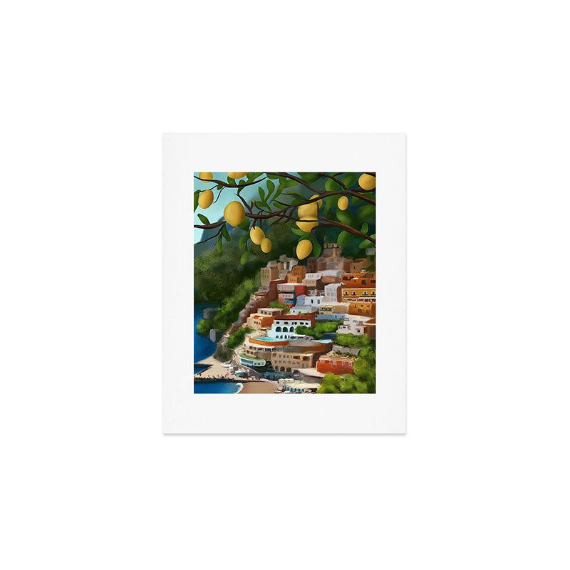 Amalfi Sunshine Grove Art Print Gallery Image 1