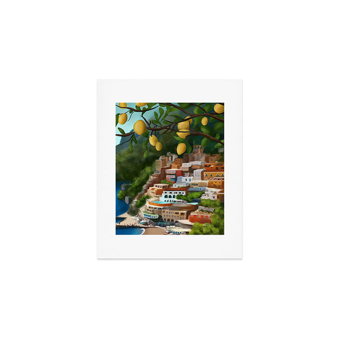 Amalfi Sunshine Grove Art Print Gallery Image 1