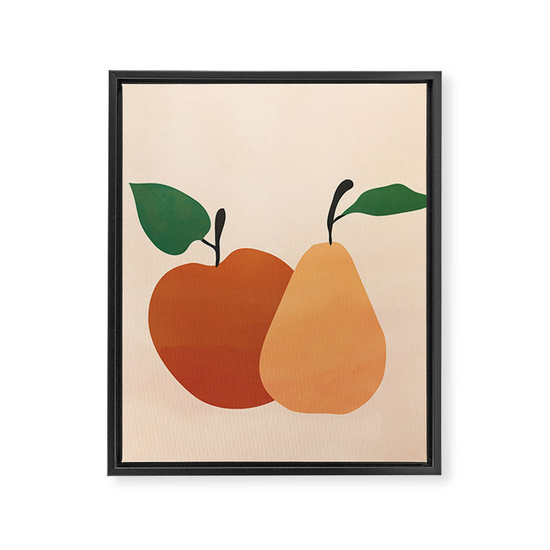 An Apple and a Pear Framed Canvas Print Gallery Image 6