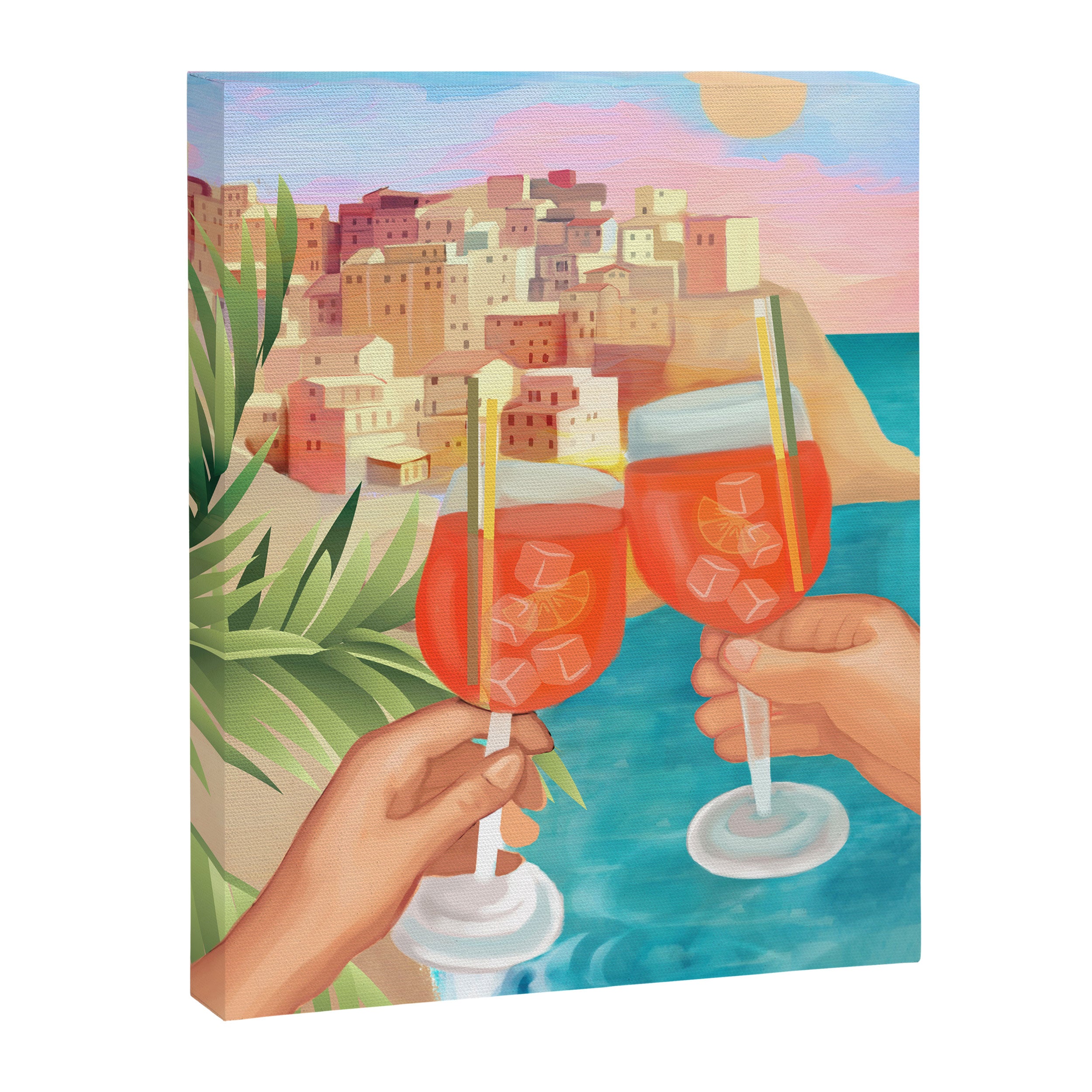 Aperol Sunset Canvas Print Gallery Image 6