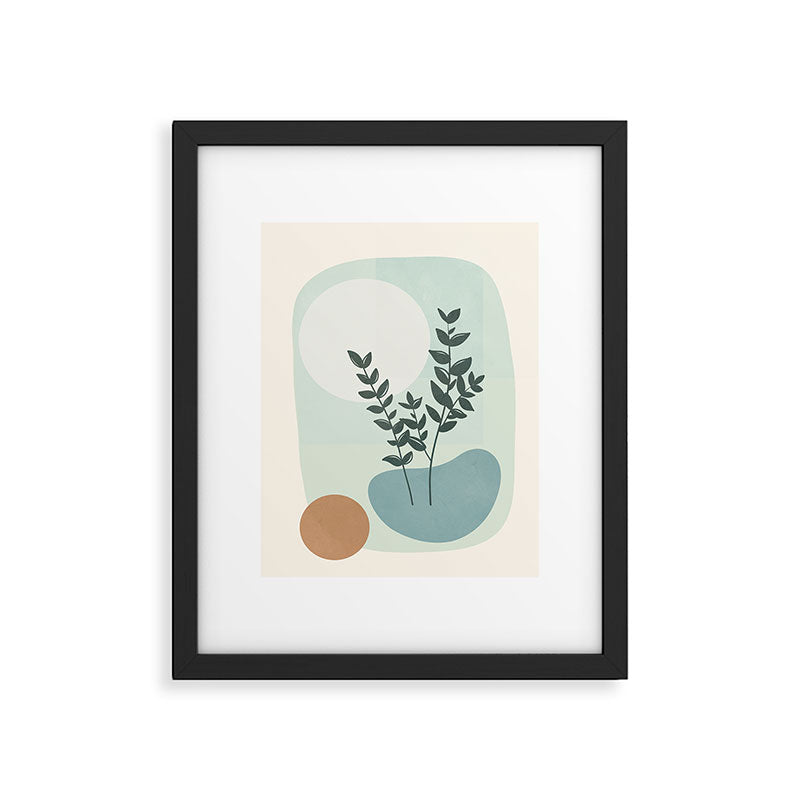 Azzurro Shapes No 51 Framed Art Print Gallery Image 4