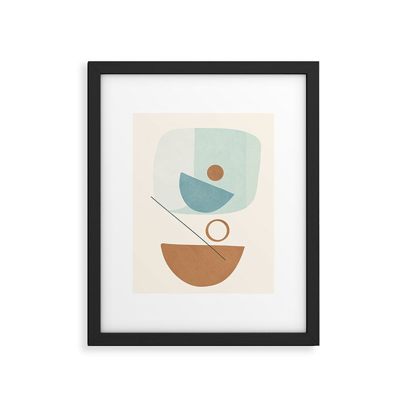 Azzurro Shapes No 54 Framed Art Print Gallery Image 5