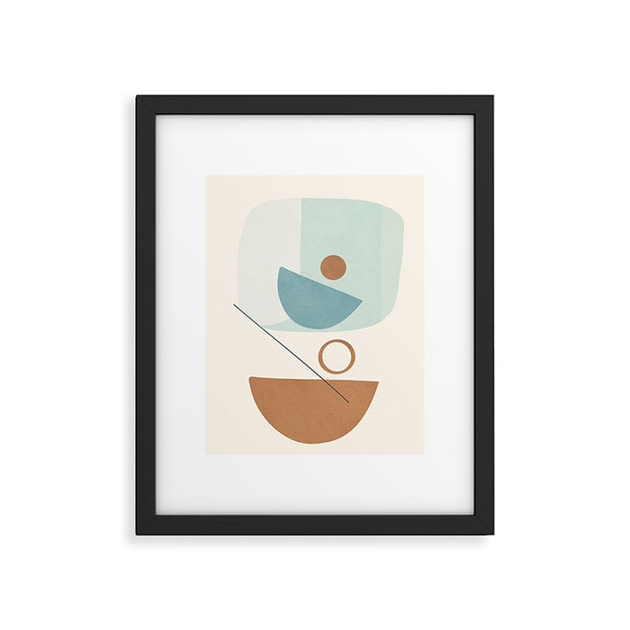 Azzurro Shapes No 54 Framed Art Print Gallery Image 1