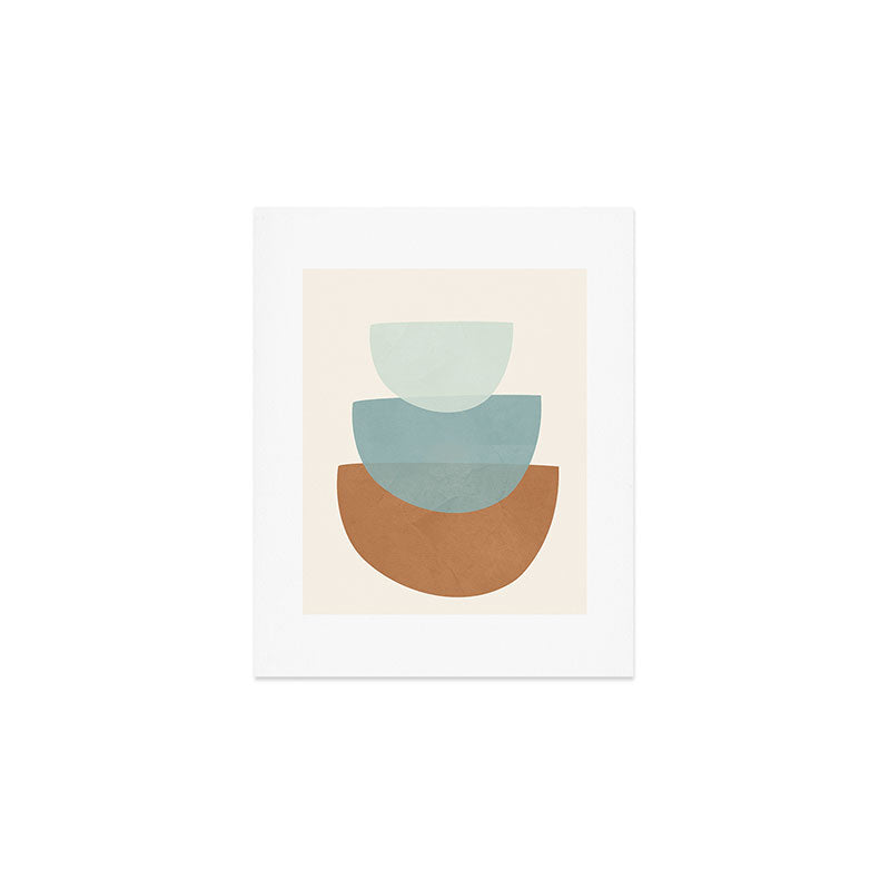 Azzurro Shapes No 56 Art Print Gallery Image 1