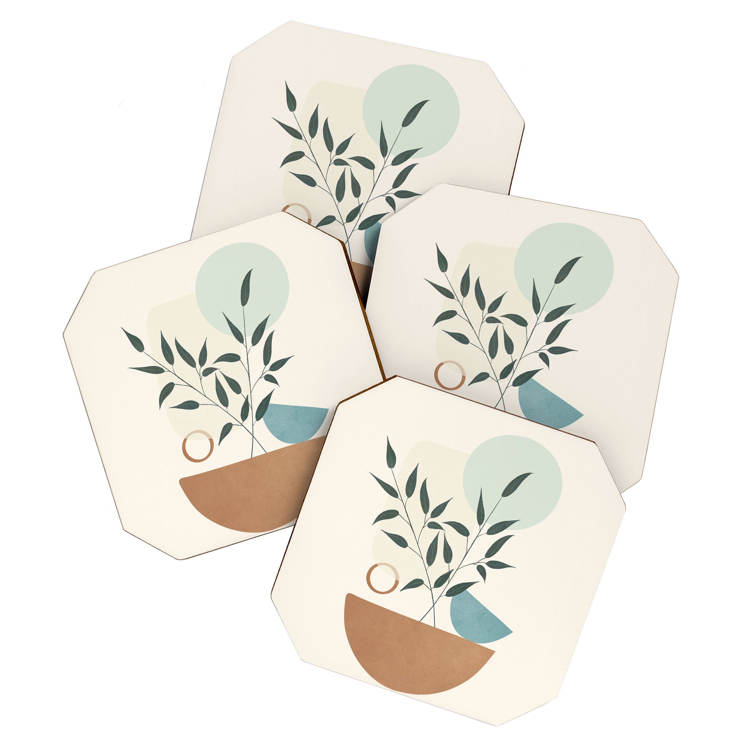 Azzurro Shapes No 57 Coaster Gallery Image 1