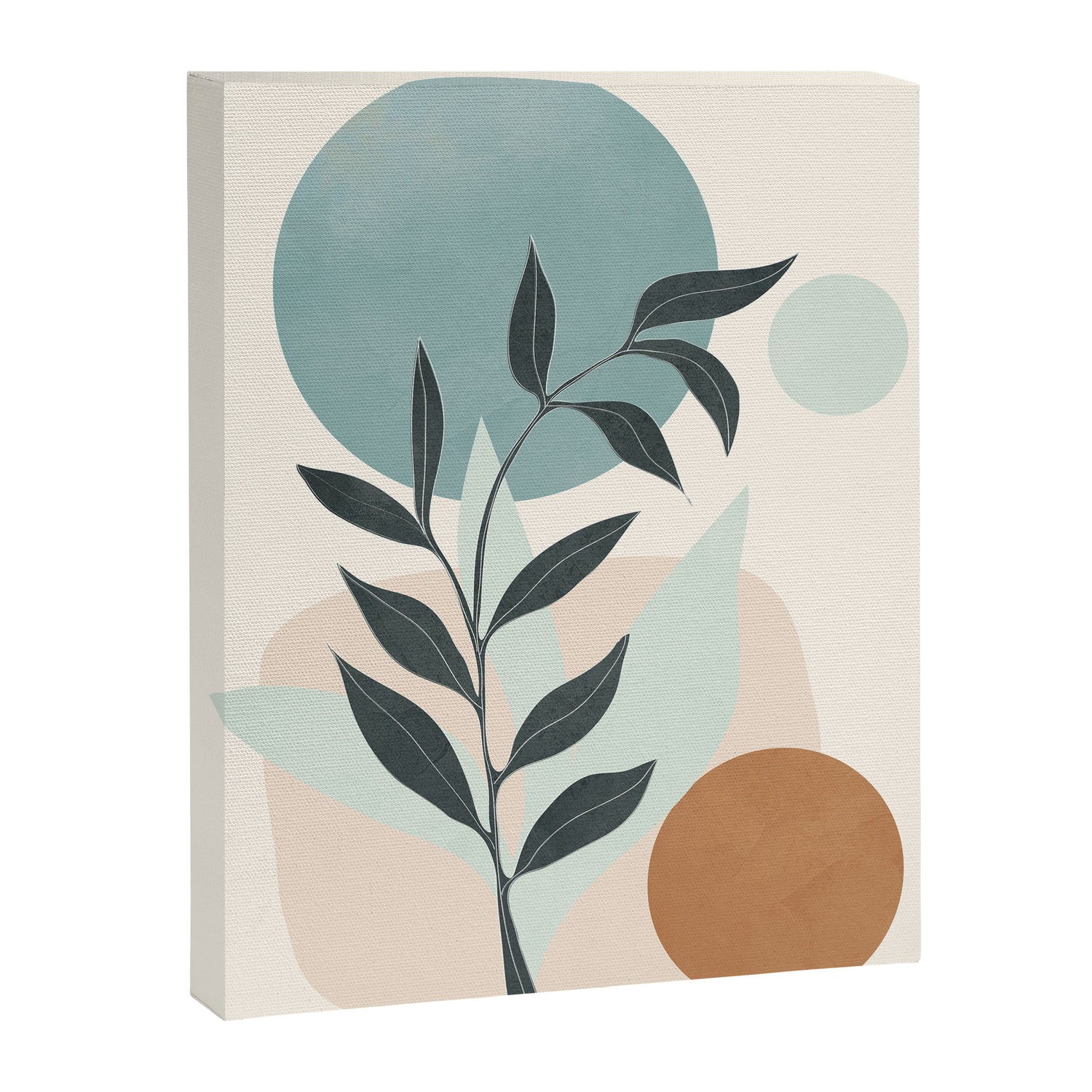 Azzurro Shapes No 53 Canvas Print Gallery Image 3