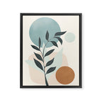 Azzurro Shapes No 53 Framed Canvas Print Gallery Image 8