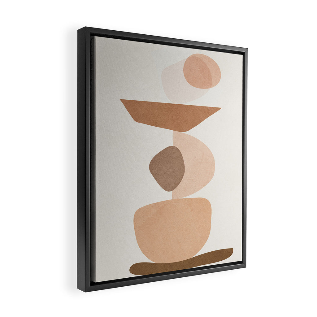 Balancing Elements II Framed Canvas Print Gallery Image 2
