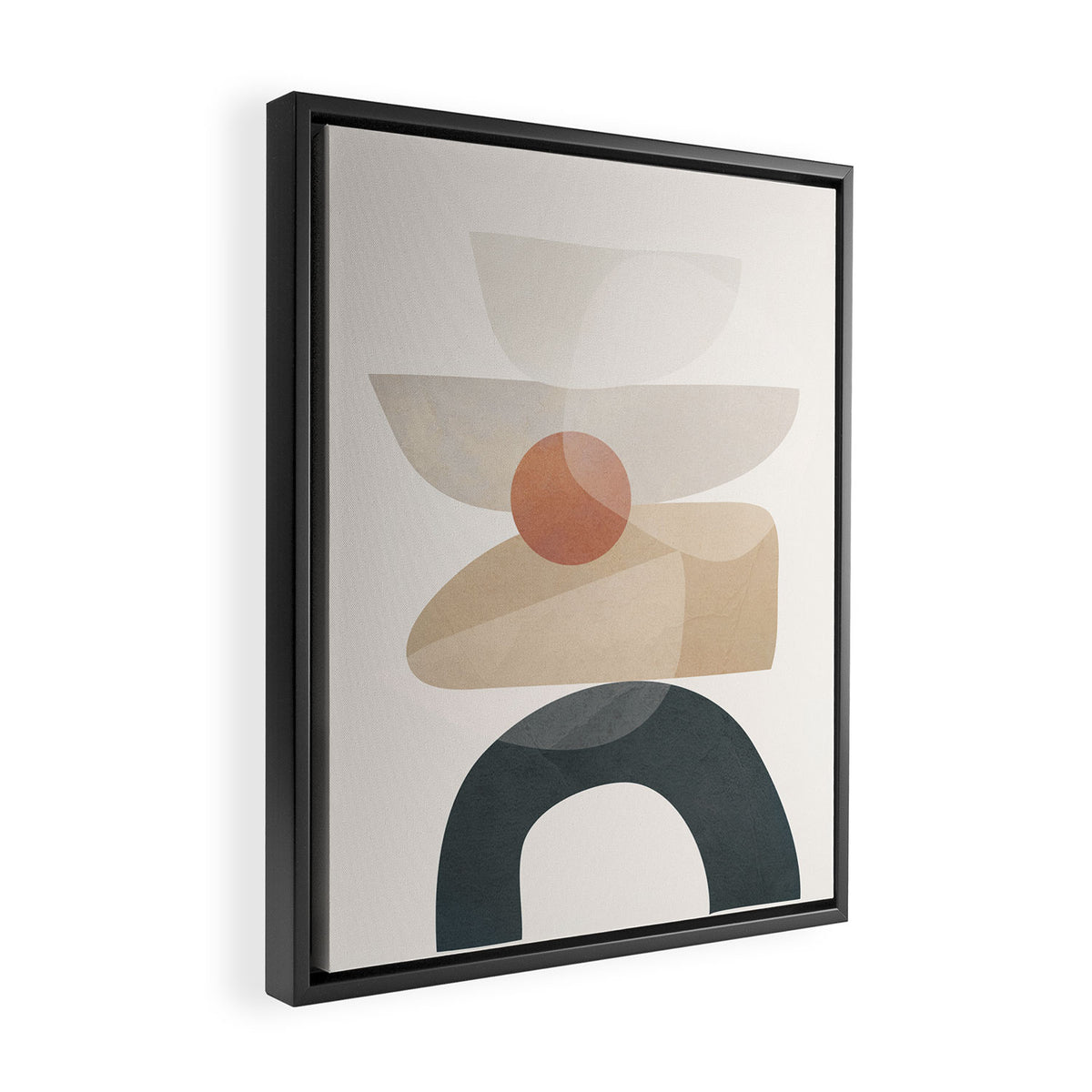 Balancing Elements IV Framed Canvas Print Gallery Image 2