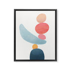 Balancing Stones 21 Framed Canvas Print Gallery Image 6
