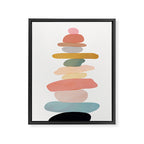 Balancing Stones 22 Framed Canvas Print Gallery Image 6