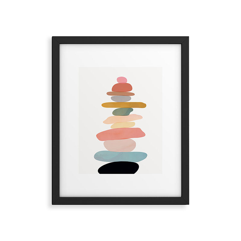 Balancing Stones 22 Framed Art Print Gallery Image 5