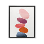 Balancing Stones 23 Framed Canvas Print Gallery Image 6