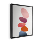Balancing Stones 23 Framed Canvas Print Gallery Image 2