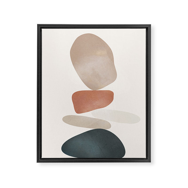 Balancing Stones 25 Framed Canvas Print Gallery Image 6