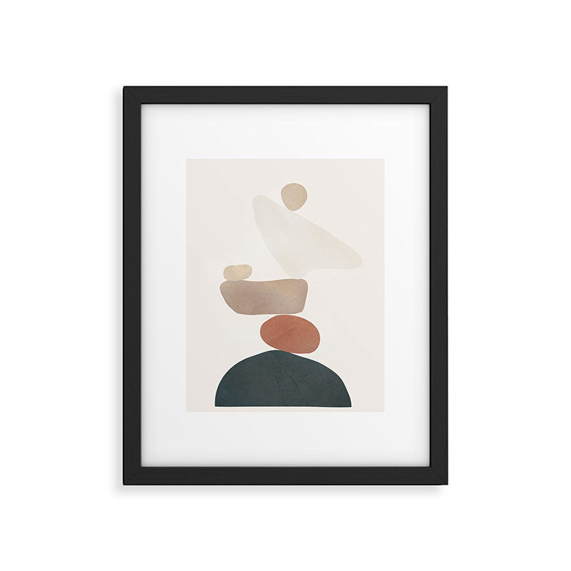 Balancing Stones 26 Framed Art Print Gallery Image 5