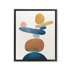 Balancing Stones 28 Framed Canvas Print Gallery Image 6
