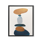 Balancing Stones 29 Framed Canvas Print Gallery Image 6