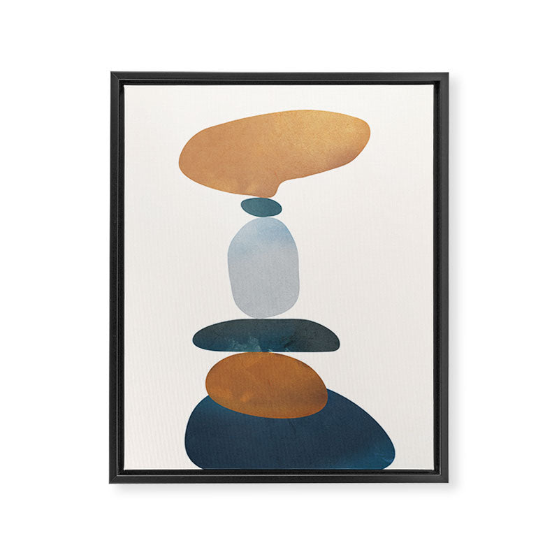 Balancing Stones 29 Framed Canvas Print Gallery Image 6