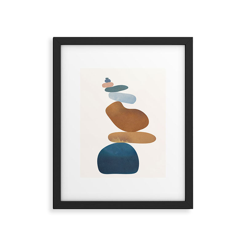 Balancing Stones 30 Framed Art Print Gallery Image 5