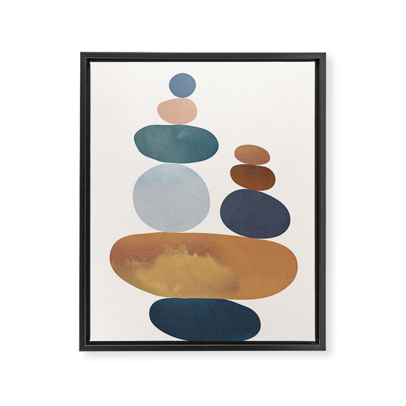 Balancing Stones 31 Framed Canvas Print Gallery Image 6