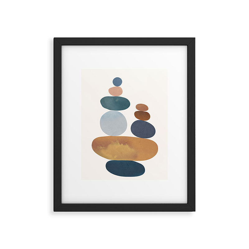Balancing Stones 31 Framed Art Print Gallery Image 5