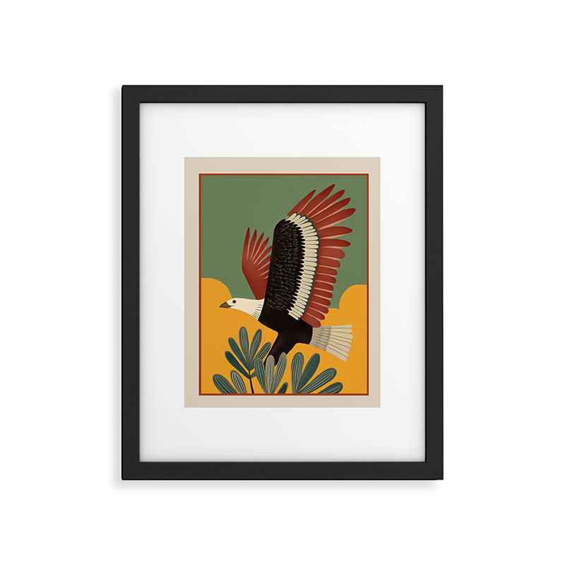Bald Eagle in Flight Framed Art Print Gallery Image 5