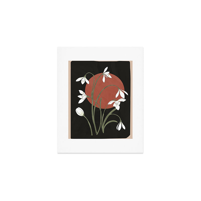 Beautiful Snowdrop Flowers 1 Art Print Gallery Image 1