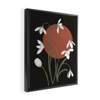 Beautiful Snowdrop Flowers 1 Framed Canvas Print Gallery Image 2