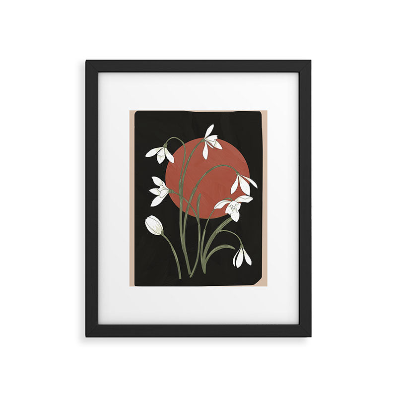 Beautiful Snowdrop Flowers 1 Framed Art Print Gallery Image 5