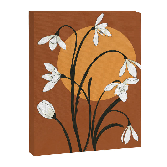 Beautiful Snowdrop Flowers 2 Canvas Print Gallery Image 1