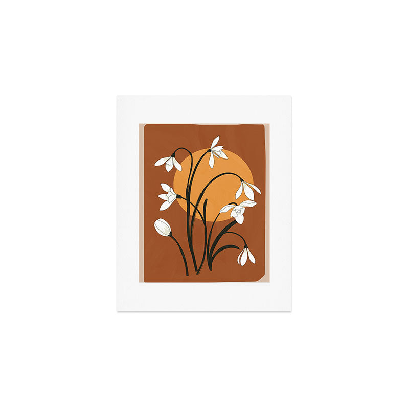 Beautiful Snowdrop Flowers 2 Art Print Gallery Image 1