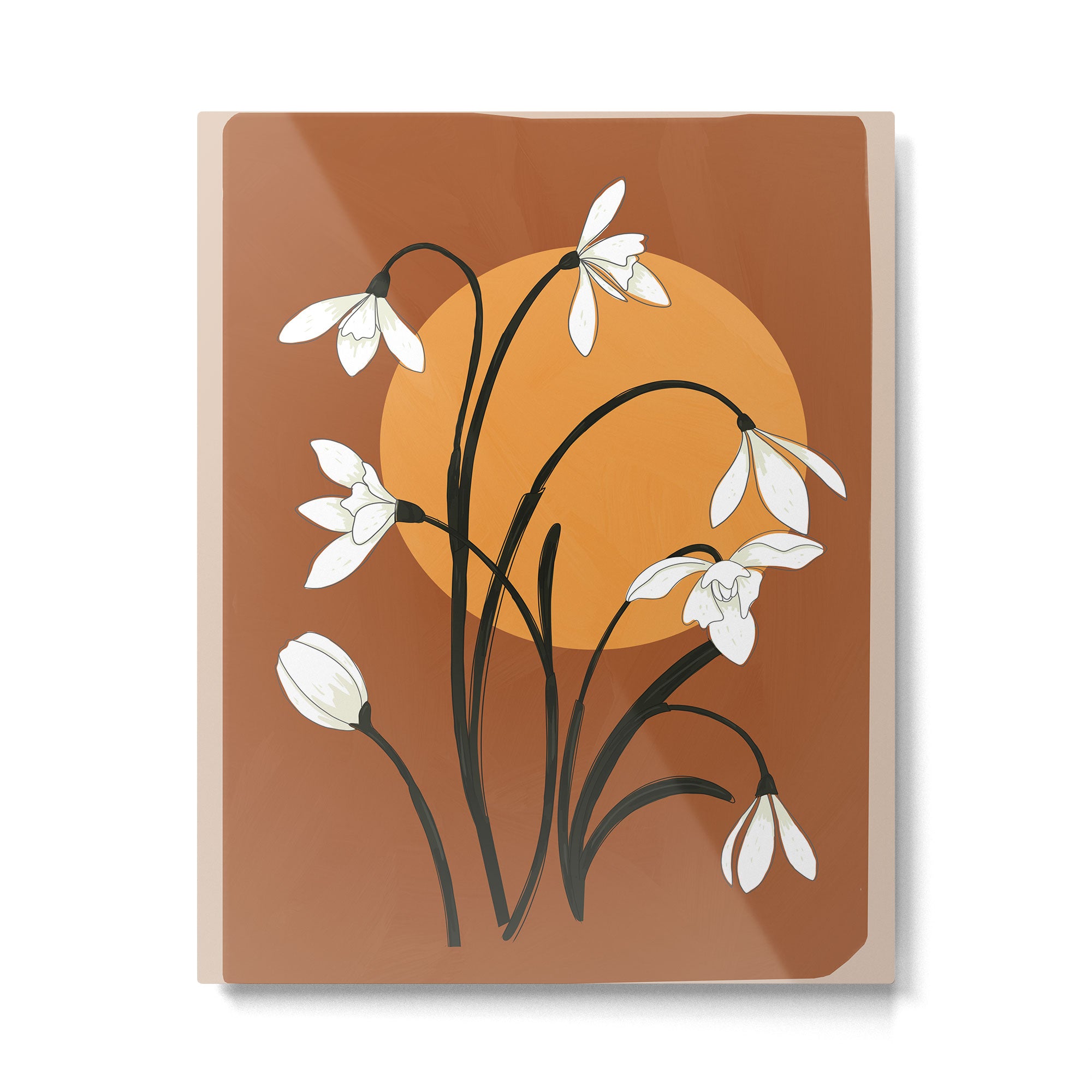 Beautiful Snowdrop Flowers 2 Metal Print Gallery Image 4
