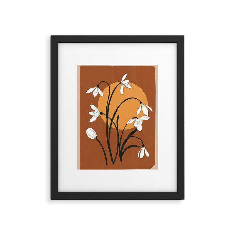 Beautiful Snowdrop Flowers 2 Framed Art Print Gallery Image 5