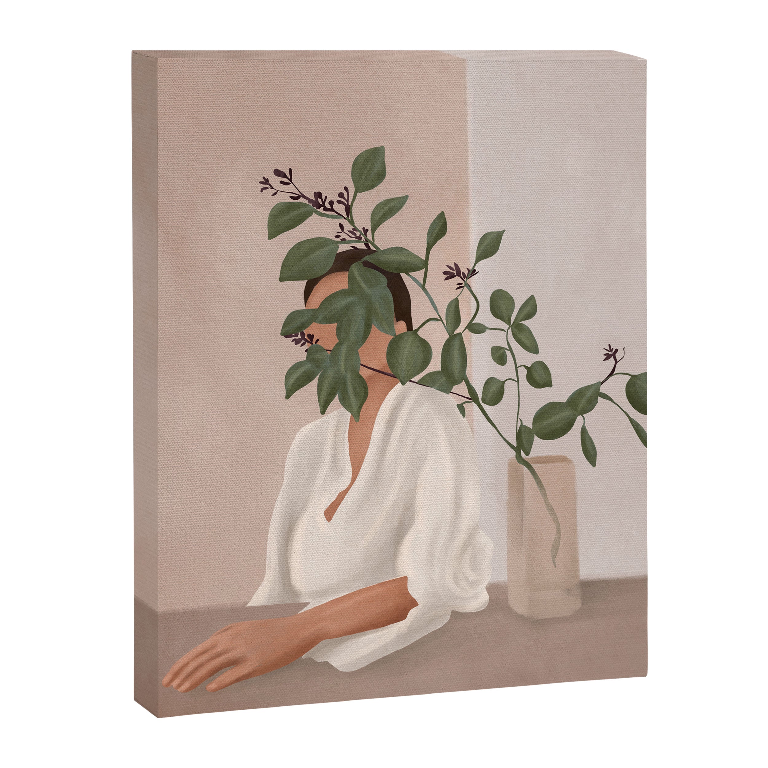 Behind the Leaves Canvas Print Gallery Image 6