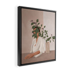 Behind the Leaves Framed Canvas Print Gallery Image 2