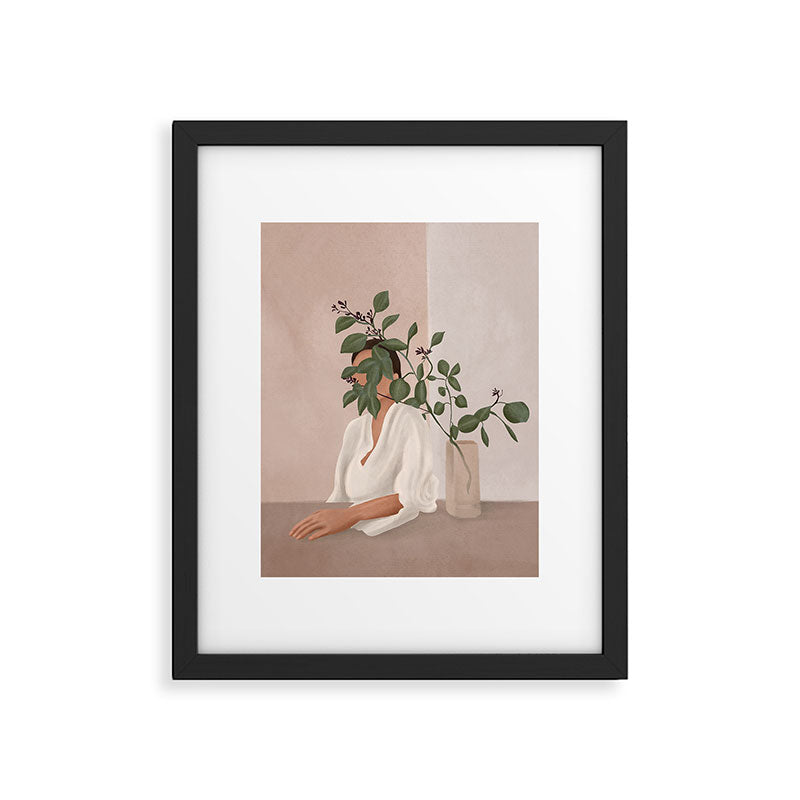 Behind the Leaves Framed Art Print Gallery Image 5