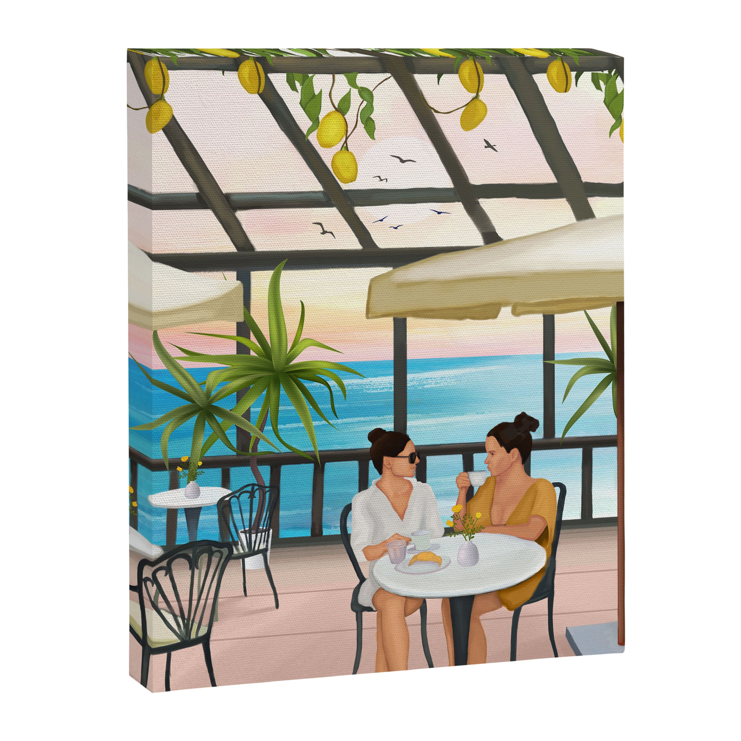 Beneath the Lemon Canopy Canvas Print Gallery Image 6