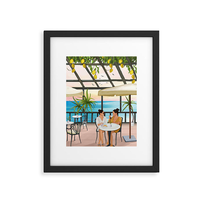 Beneath the Lemon Canopy Framed Art Print Gallery Image 1