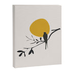 Bird and the Setting Sun Canvas Print Gallery Image 6