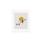 Bird and the Setting Sun Art Print Gallery Image 1