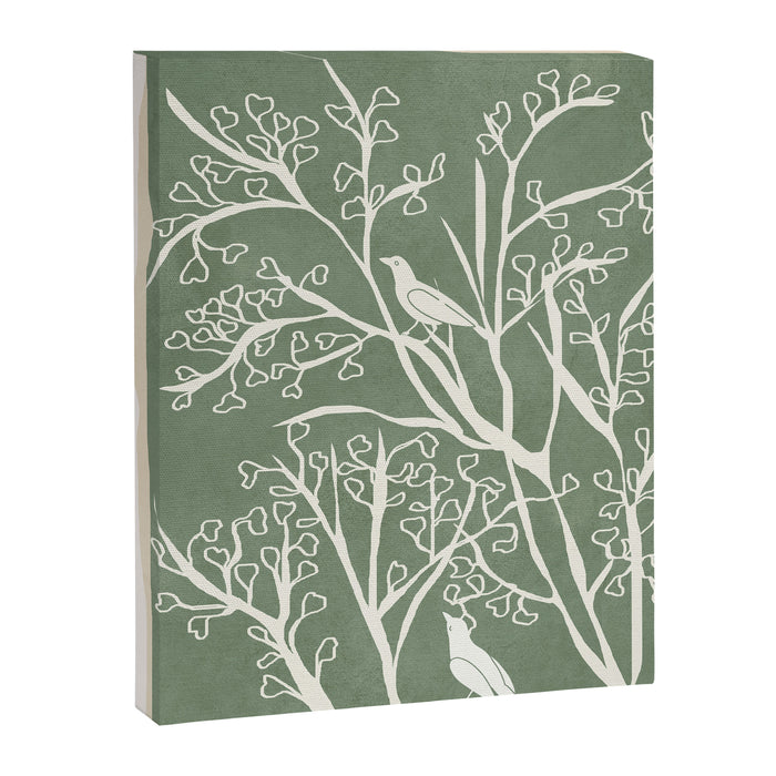 Birds on Branches 02 Canvas Print Gallery Image 1