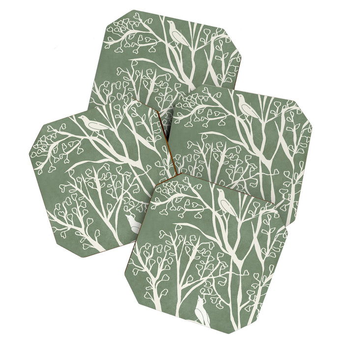 Birds on Branches 02 Coaster Gallery Image 1