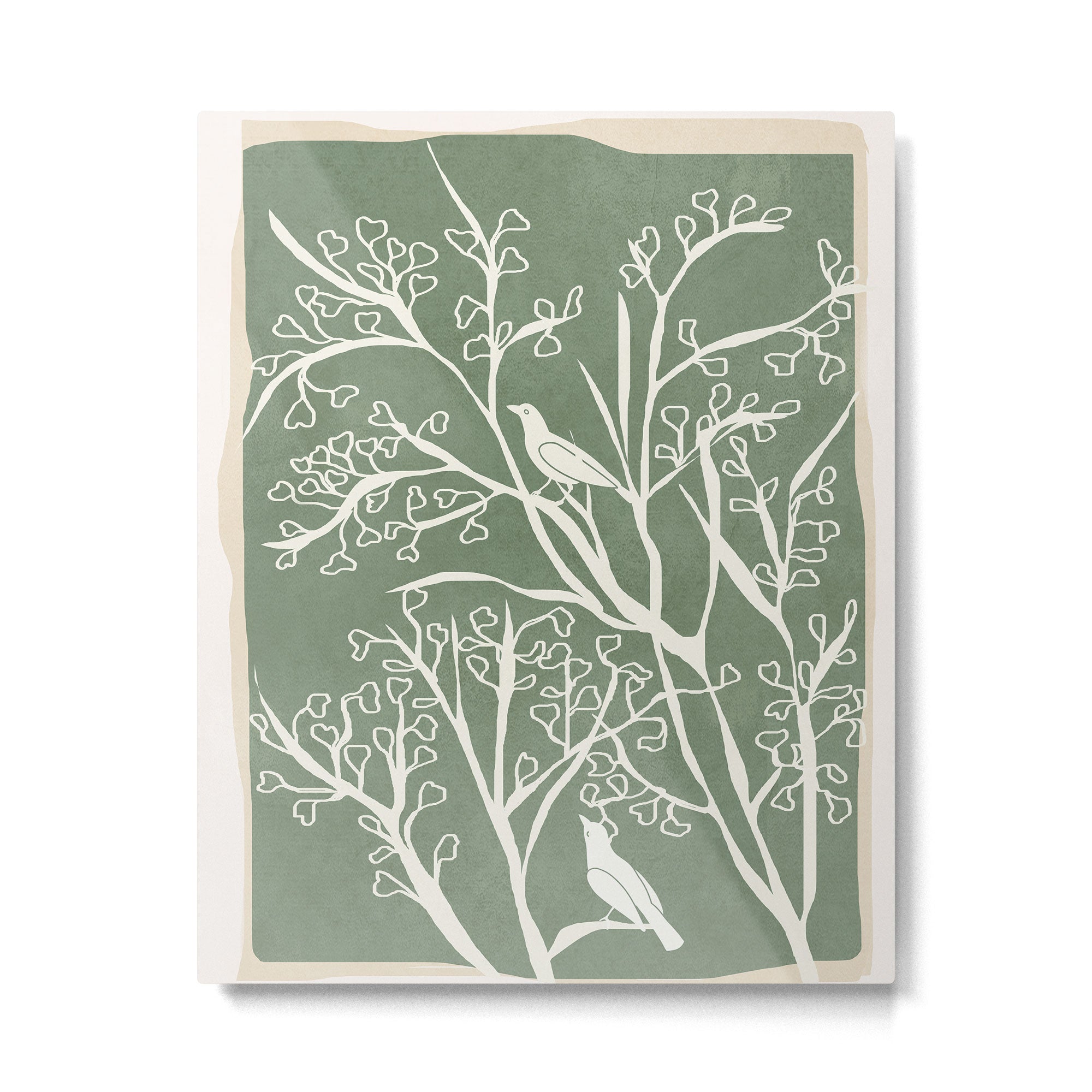 Birds on Branches 02 Metal Print Gallery Image 6