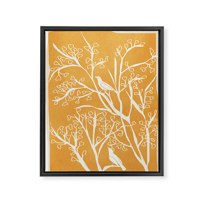 Birds on Branches 03 Framed Canvas Print Gallery Image 8