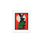 Black Rabbit 3 Art Print Gallery Image 1