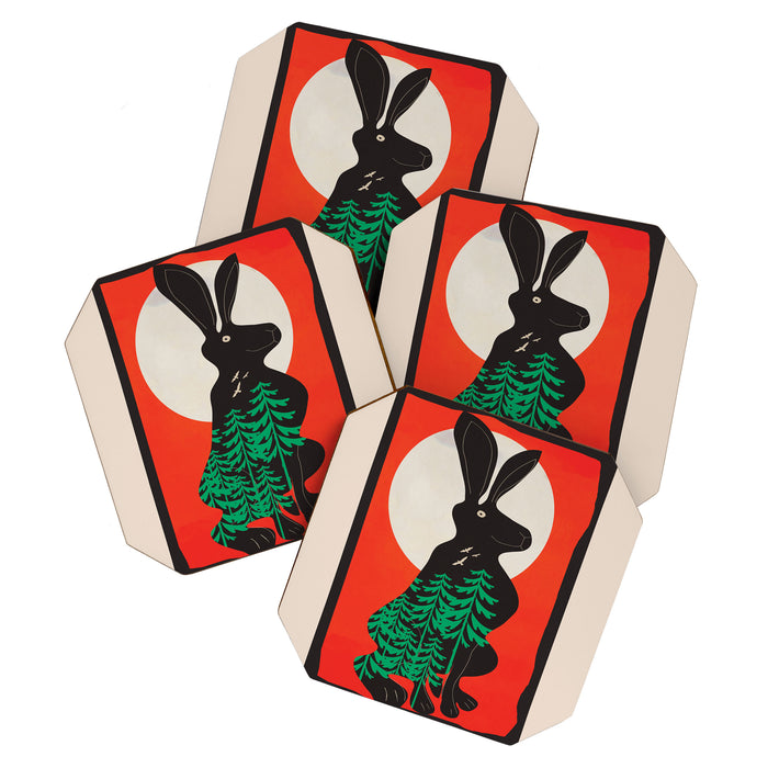 Black Rabbit 3 Coaster Gallery Image 1