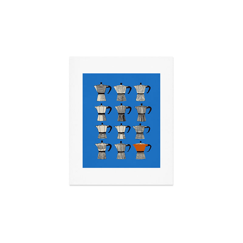 Blue Moka Art Print Gallery Image 1